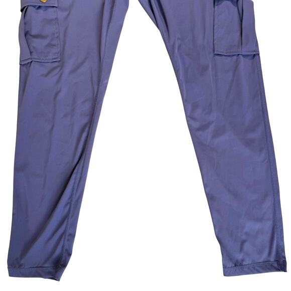 Athleisure‎ Utility Cargo Leggings Women Med Thigh Pockets Walking Hiking Pants - Picture 3 of 11